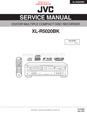JVC-XLR5020BK-cd-sm 维修电路原理图.pdf