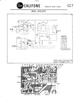 Califone-3076-tape-sch维修电路原理图.pdf