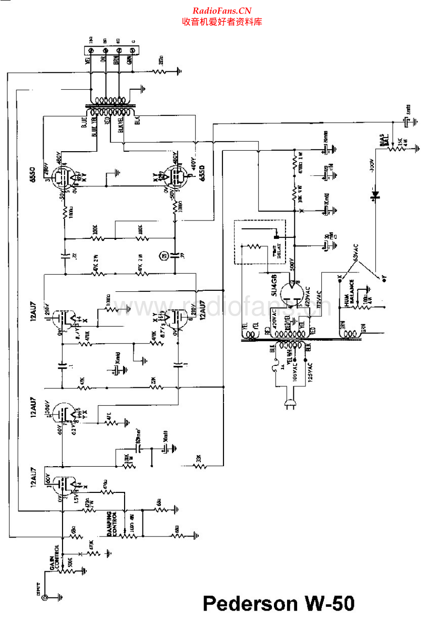 Pederson-W50-pwr-sch1 维修电路原理图.pdf_第1页