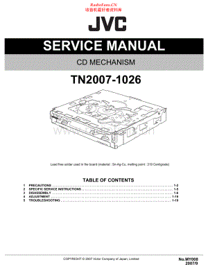 JVC-TN2006_1026-cd-sm 维修电路原理图.pdf