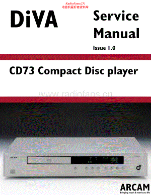 Arcam-DivaCD73-cd-sm维修电路原理图.pdf