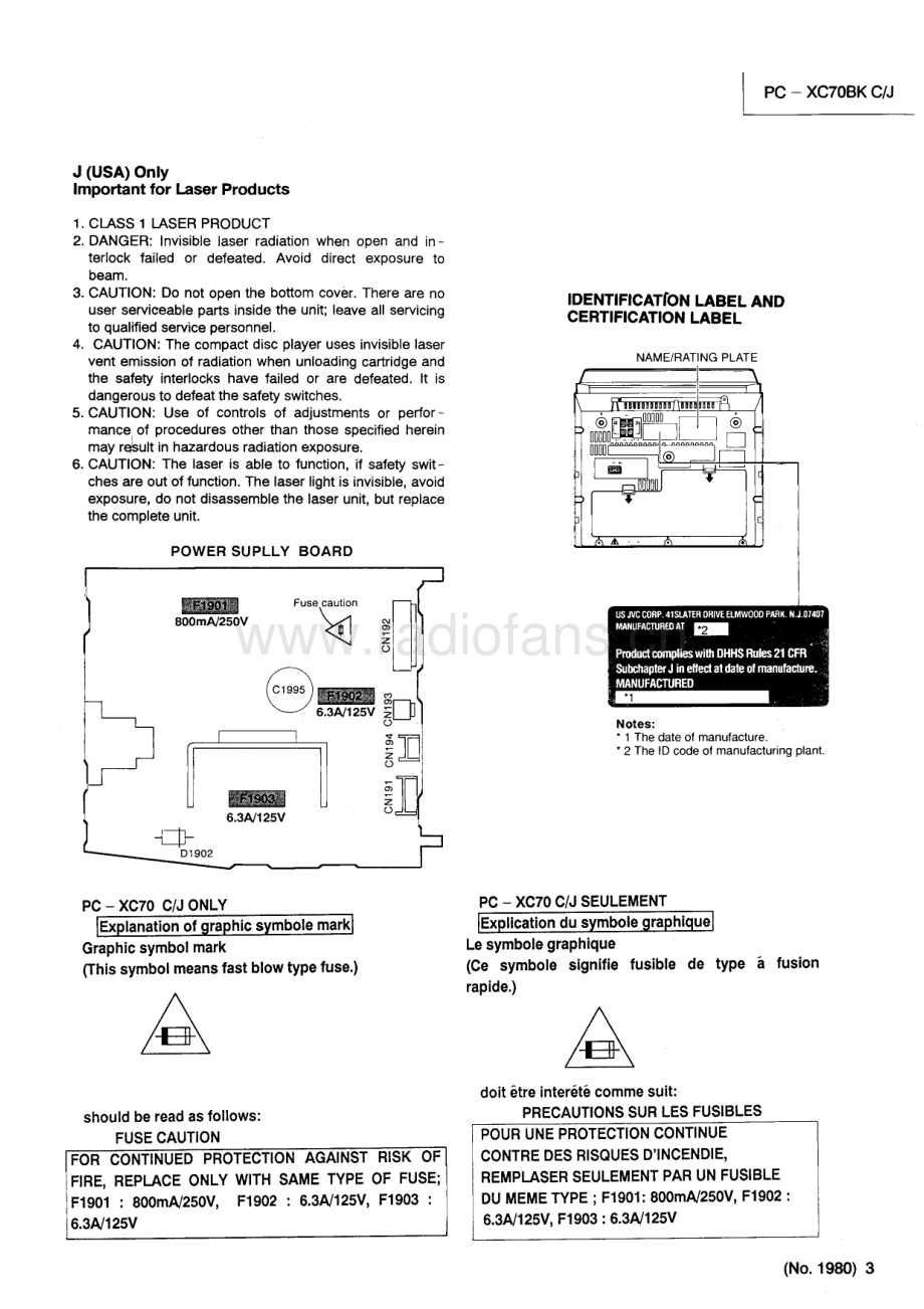 JVC-PCXC70-cs-sm 维修电路原理图.pdf_第3页
