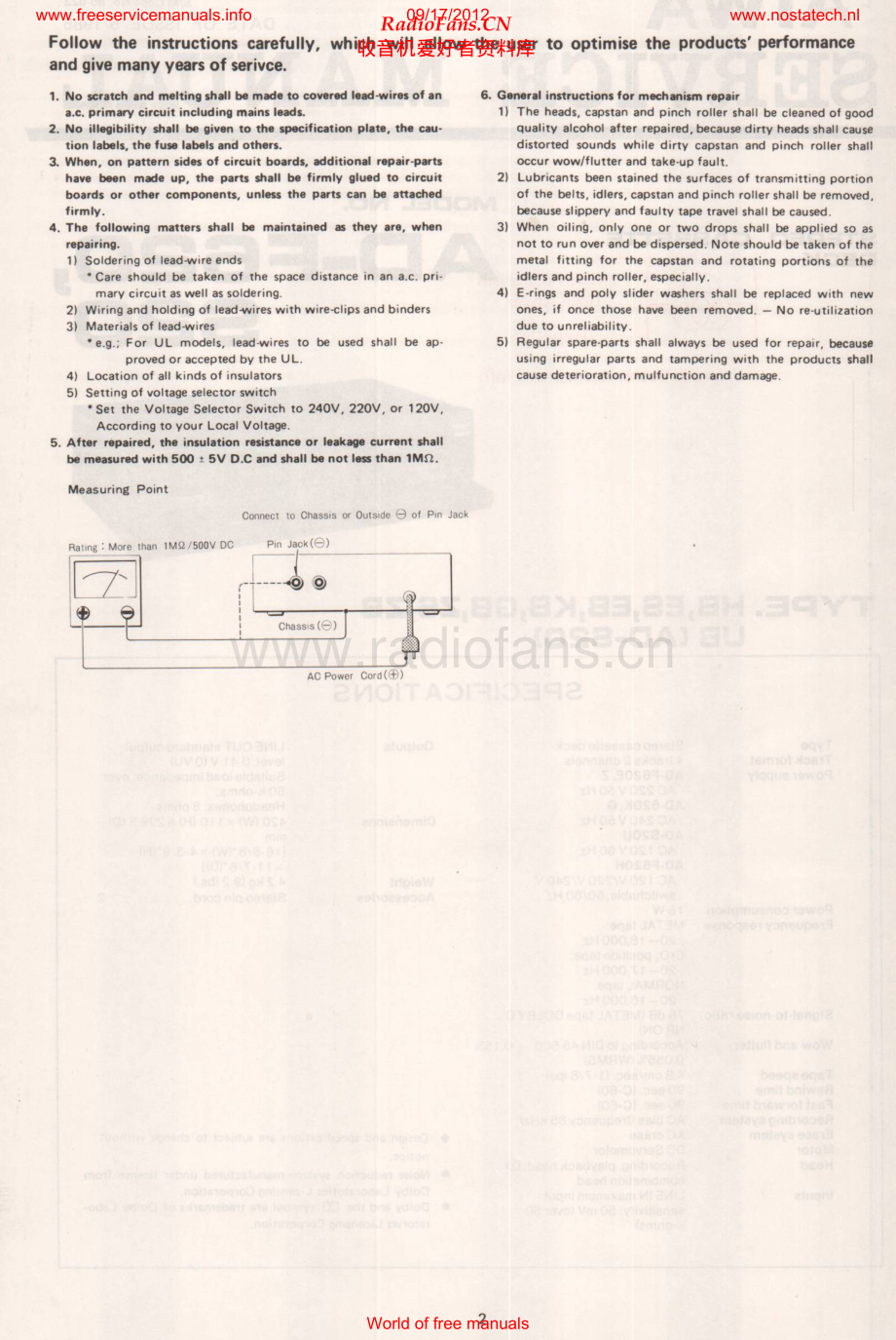 Aiwa-ADS20-tape-sm维修电路原理图.pdf_第2页