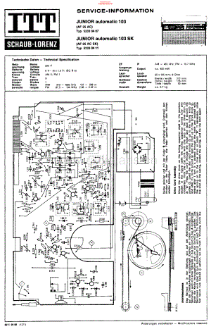 ITT-Junior103-cs-sch 维修电路原理图.pdf