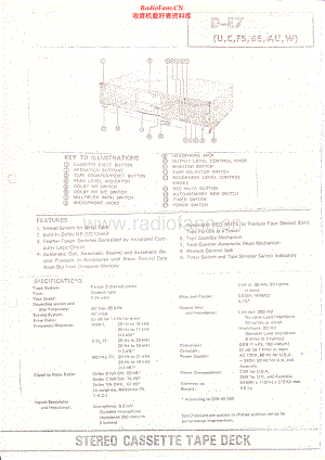 Hitachi-DE7-tape-sm 维修电路原理图.pdf