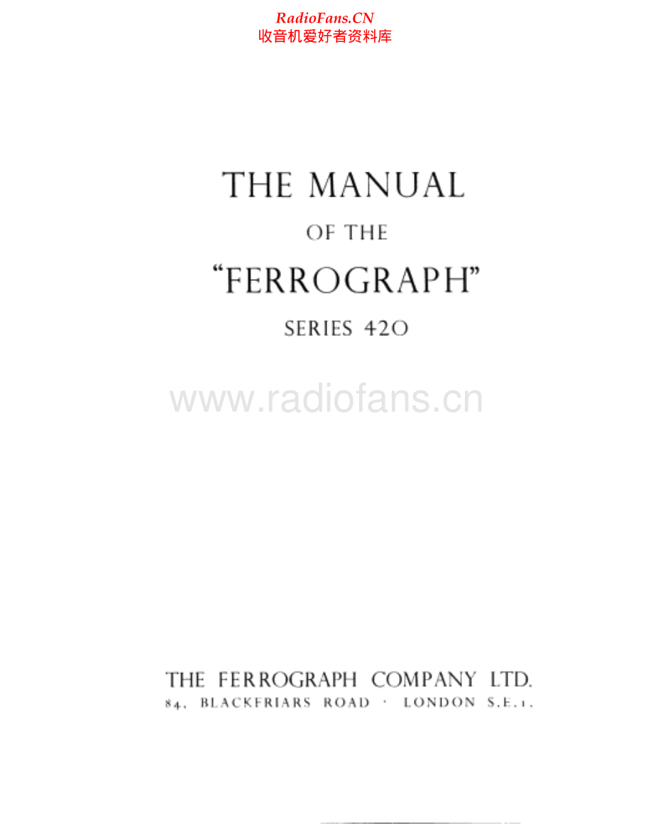 Ferguson-Ferrograph422-tape-sm维修电路原理图.pdf_第1页