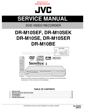 JVC-DRM10BE-dvd-sm 维修电路原理图.pdf