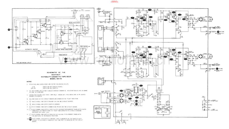 Heathkit-AD110-tape-sch 维修电路原理图.pdf_第1页