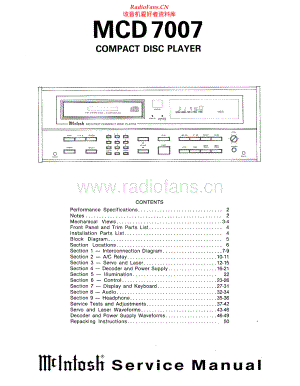 McIntosh-MCD7007-cd-sm 维修电路原理图.pdf