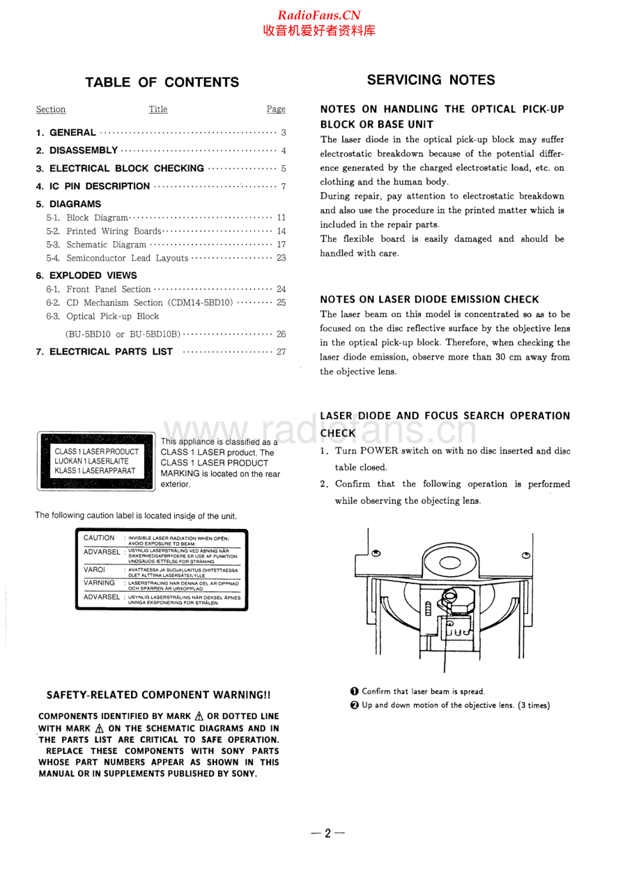 Sony-CDP309-cd-sm 维修电路原理图.pdf_第2页