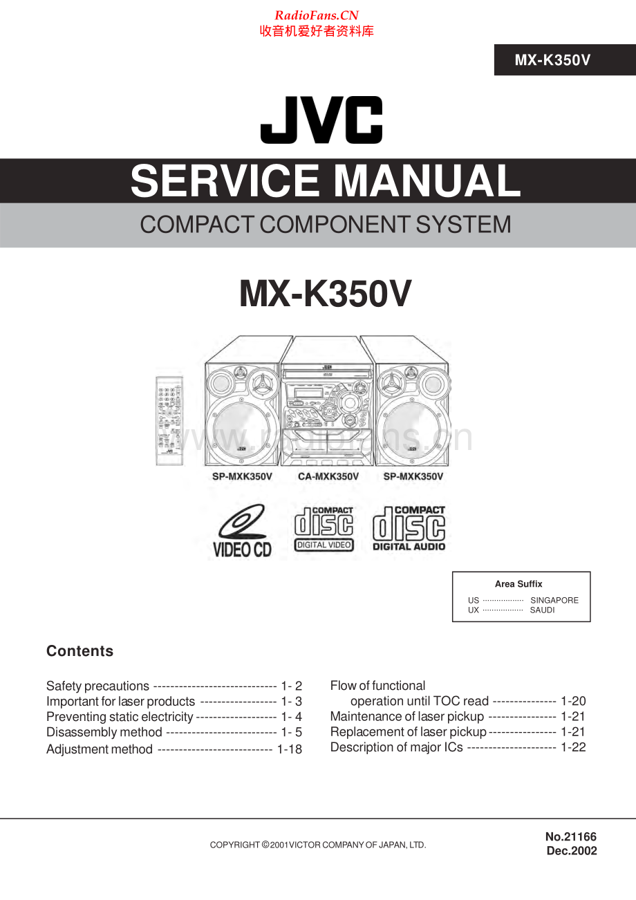 JVC-MXK350V-cs-sm 维修电路原理图.pdf_第1页