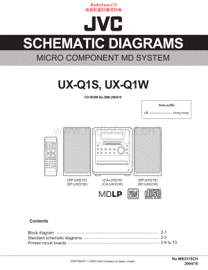 JVC-UXQ1-cs-sch 维修电路原理图.pdf