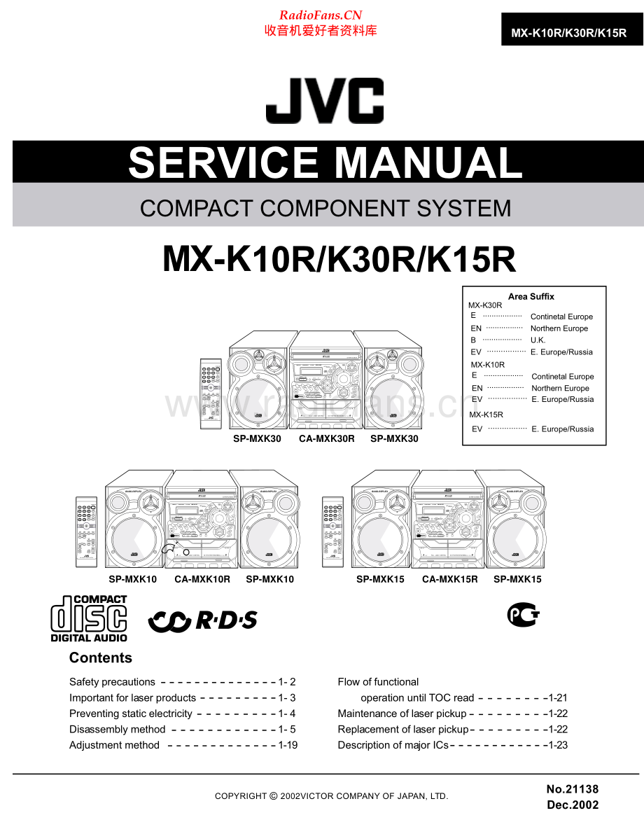 JVC-MXK10R-cs-sm 维修电路原理图.pdf_第1页