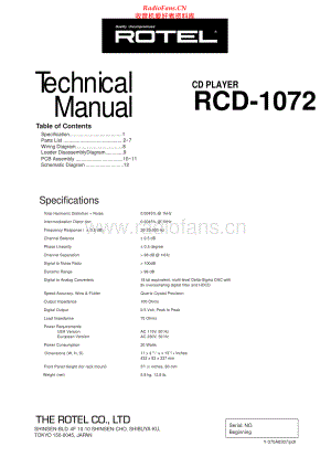 Rotel-RCD1072-cd-sm 维修电路原理图.pdf