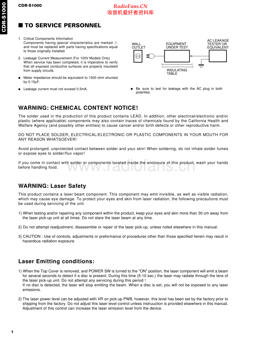 Yamaha-CDRS1000-cd-sm 维修电路原理图.pdf_第2页