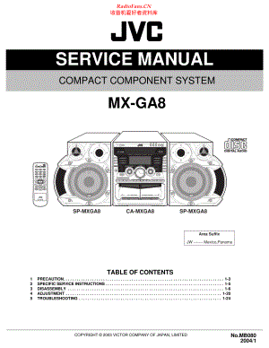 JVC-MXGA8-cs-sm 维修电路原理图.pdf