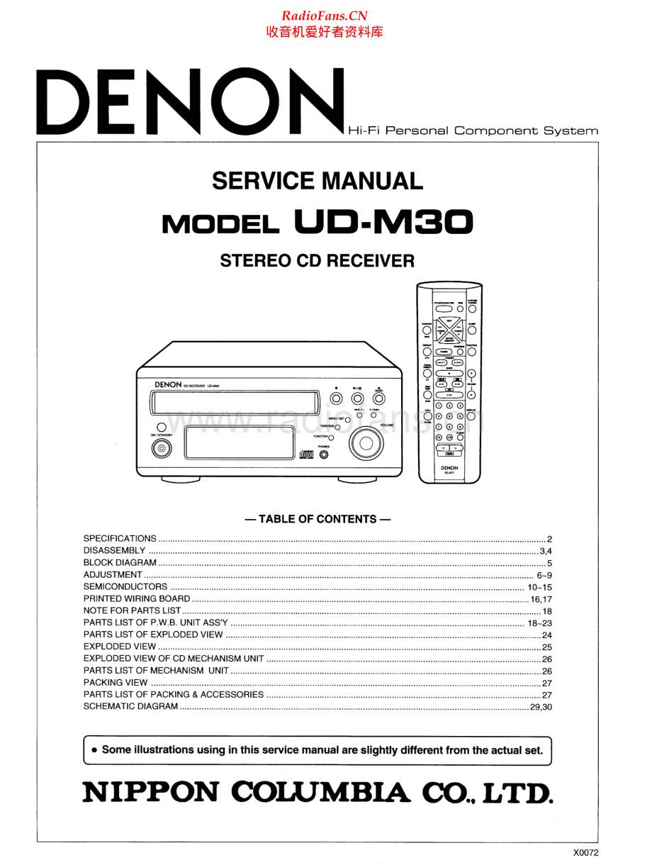 Denon-UDM30-cs-sm维修电路原理图.pdf_第1页