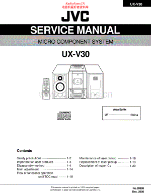 JVC-UXV30-cs-sm 维修电路原理图.pdf