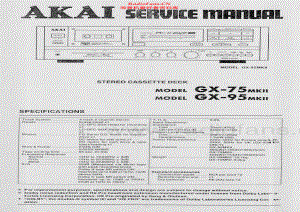 Akai-GX95MKII-tape-sm维修电路原理图.pdf