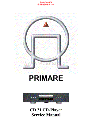 Primare-CD21-cd-sm 维修电路原理图.pdf