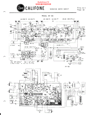 Califone-AV80-tape-sch维修电路原理图.pdf