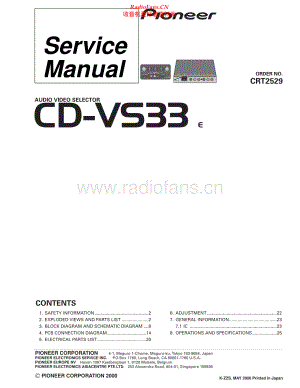 Pioneer-CDVS33-avs-sm 维修电路原理图.pdf