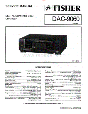 Fisher-DAC9060-cd-sch维修电路原理图.pdf