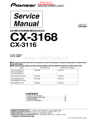 Pioneer-CX3168-cdm-sm 维修电路原理图.pdf