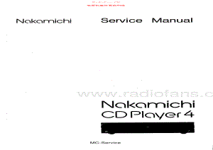 Nakamichi-CDPlayer4-cd-sm 维修电路原理图.pdf