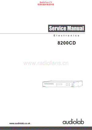 Audiolab-8200CD-cd-sm维修电路原理图.pdf