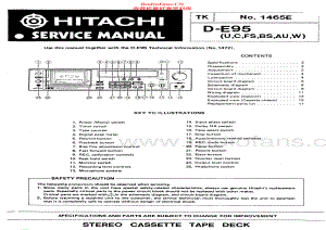 Hitachi-DE95-tape-sm 维修电路原理图.pdf