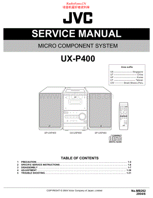 JVC-UXP400-cs-sm 维修电路原理图.pdf