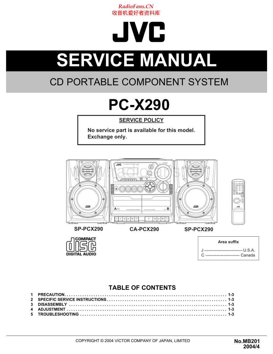 JVC-PCX290-cs-sm 维修电路原理图.pdf_第1页
