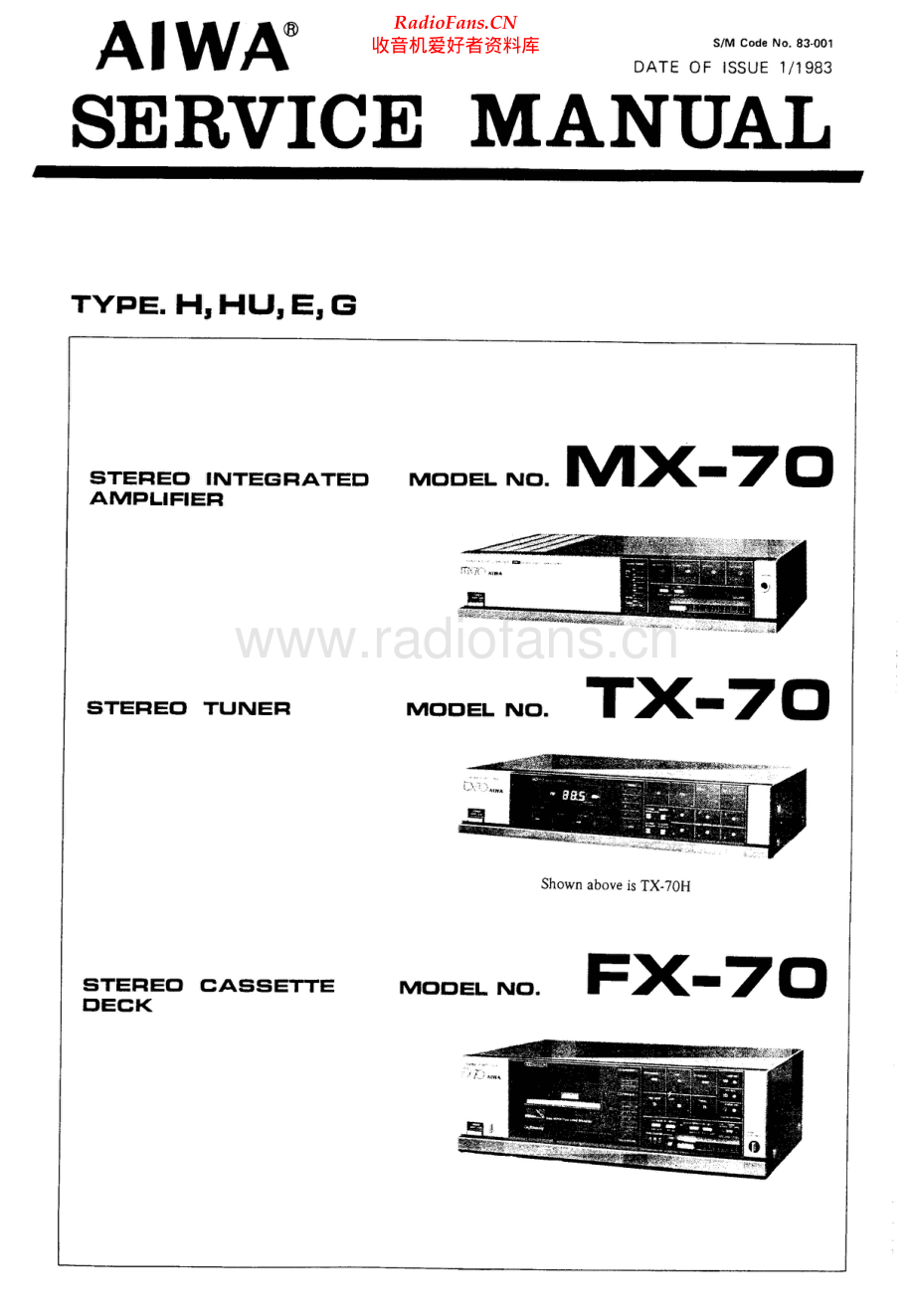 Aiwa-FX70-tape-sm维修电路原理图.pdf_第1页