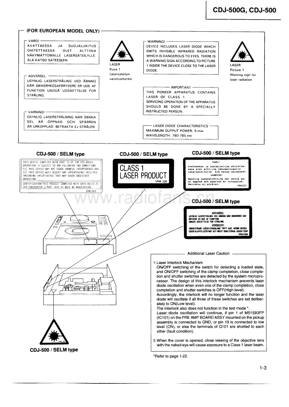Pioneer-CDJ500G-cd-sm 维修电路原理图.pdf_第3页