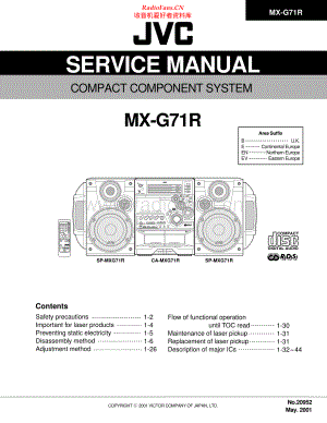 JVC-MXG71R-cs-sm 维修电路原理图.pdf