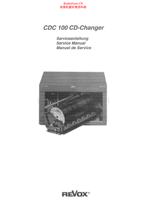 Revox-CDC100-changer-sm 维修电路原理图.pdf
