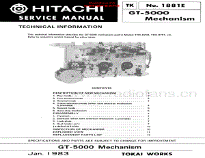Hitachi-GT5000-tape-sm 维修电路原理图.pdf
