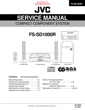JVC-FSSD1000R-cs-sm 维修电路原理图.pdf