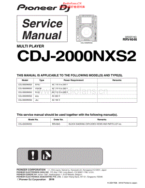 Pioneer-CDJ2000NSX2-mp-sm1 维修电路原理图.pdf
