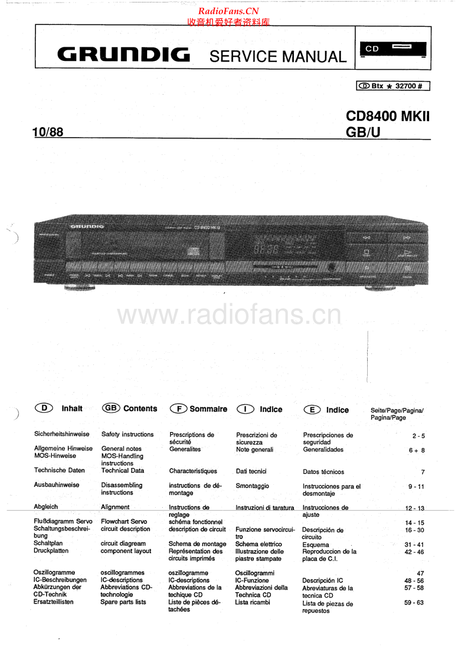 Grundig-CD8400_MK2-cd-sm维修电路原理图.pdf_第1页