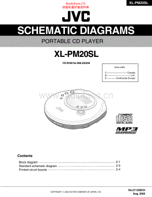 JVC-XLPM20SL-cd-sch 维修电路原理图.pdf