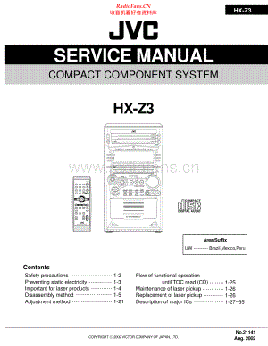 JVC-HXZ3-cs-sm 维修电路原理图.pdf