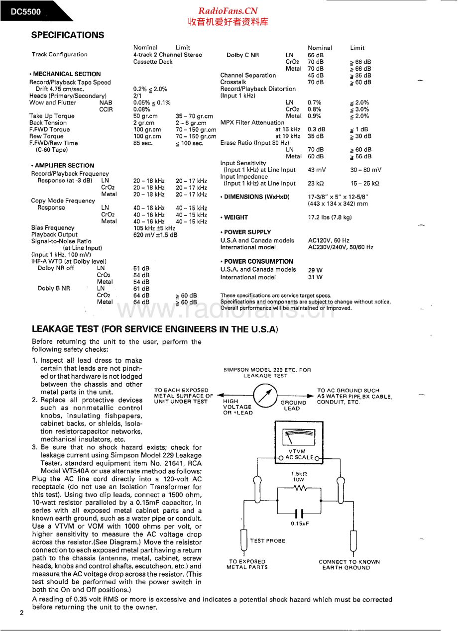 HarmanKardon-DC5500-tape-sm维修电路原理图.pdf_第2页