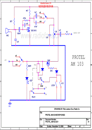 Protel-AM103-mic-sch 维修电路原理图.pdf