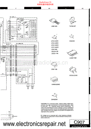 Kenwood-C907-cd-sch 维修电路原理图.pdf
