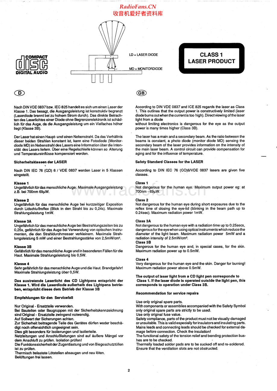 Grundig-CD9009-cd-sm维修电路原理图.pdf_第2页