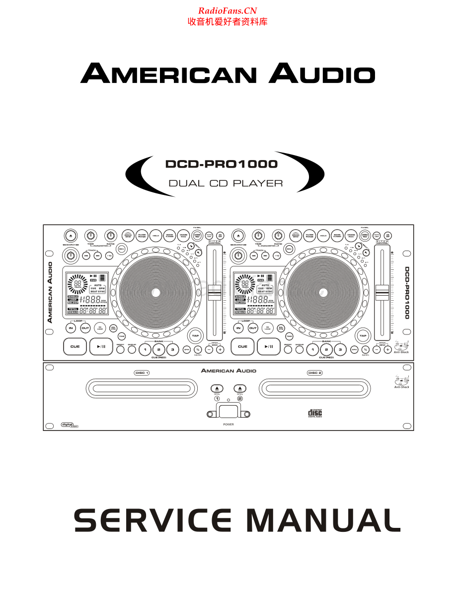 AmericanAudio-DCDPRO1000-cd-sm维修电路原理图.pdf_第1页