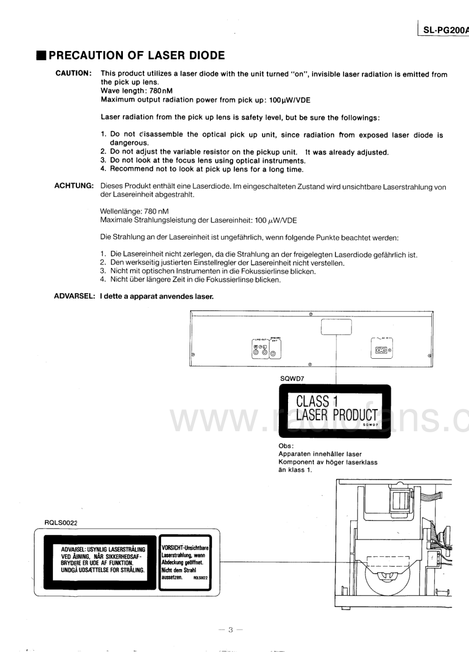 Technics-SLPG200A-cd-sm 维修电路原理图.pdf_第3页