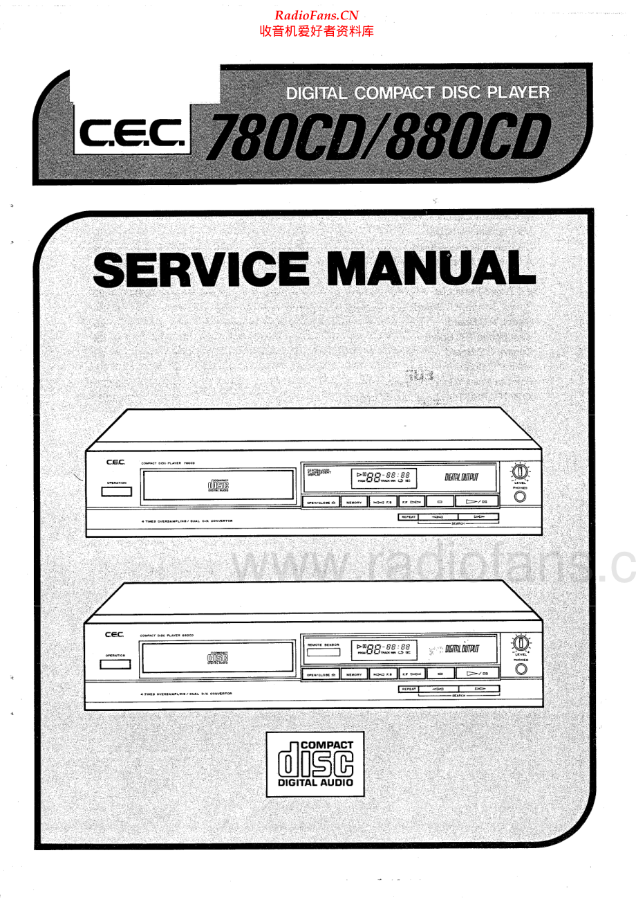 CEC-880CD-cd-sm维修电路原理图.pdf_第1页